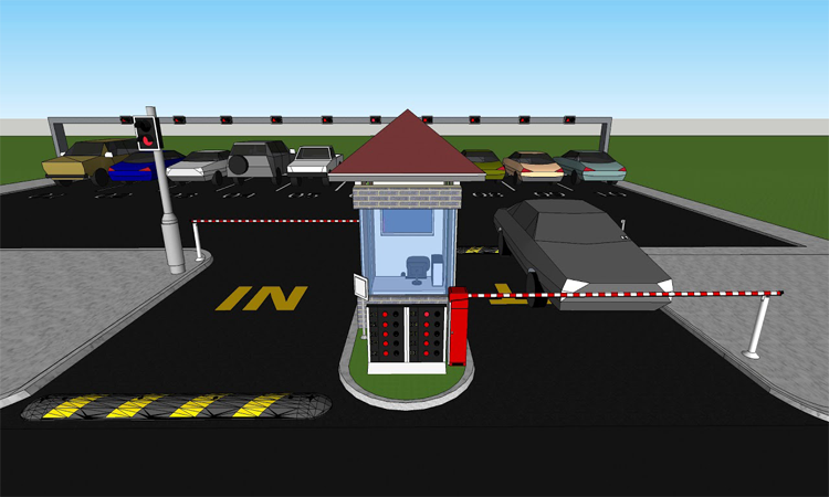 Walk through gate security system 2